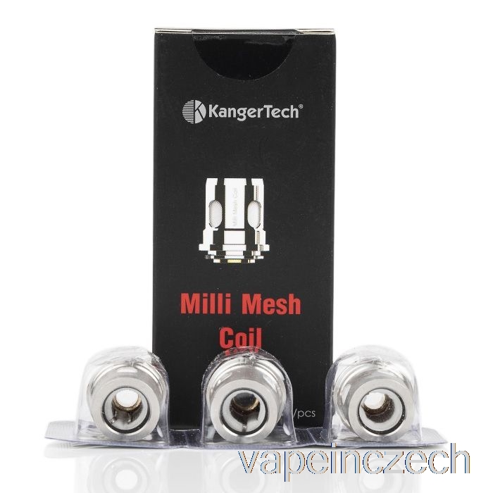 Kanger Milli Mesh Náhradní Cívky 0,15ohm Mesh Coils Vape Pen